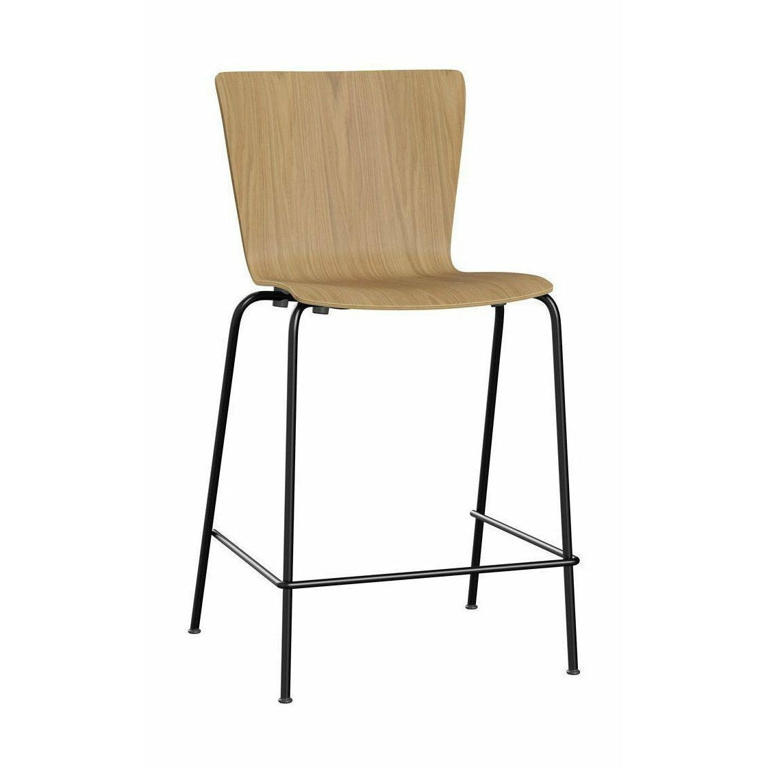 Fritz Hansen Vico duo VM116 chaise chaise, noir / chêne brun