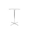 Fritz Hansen Circular Bar Table ø75 Cm, White Laminate