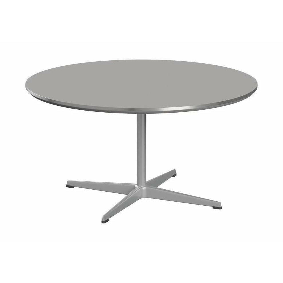 Fritz Hansen Circular Coffee Table ø90, Efeso Grey/Silver Grey