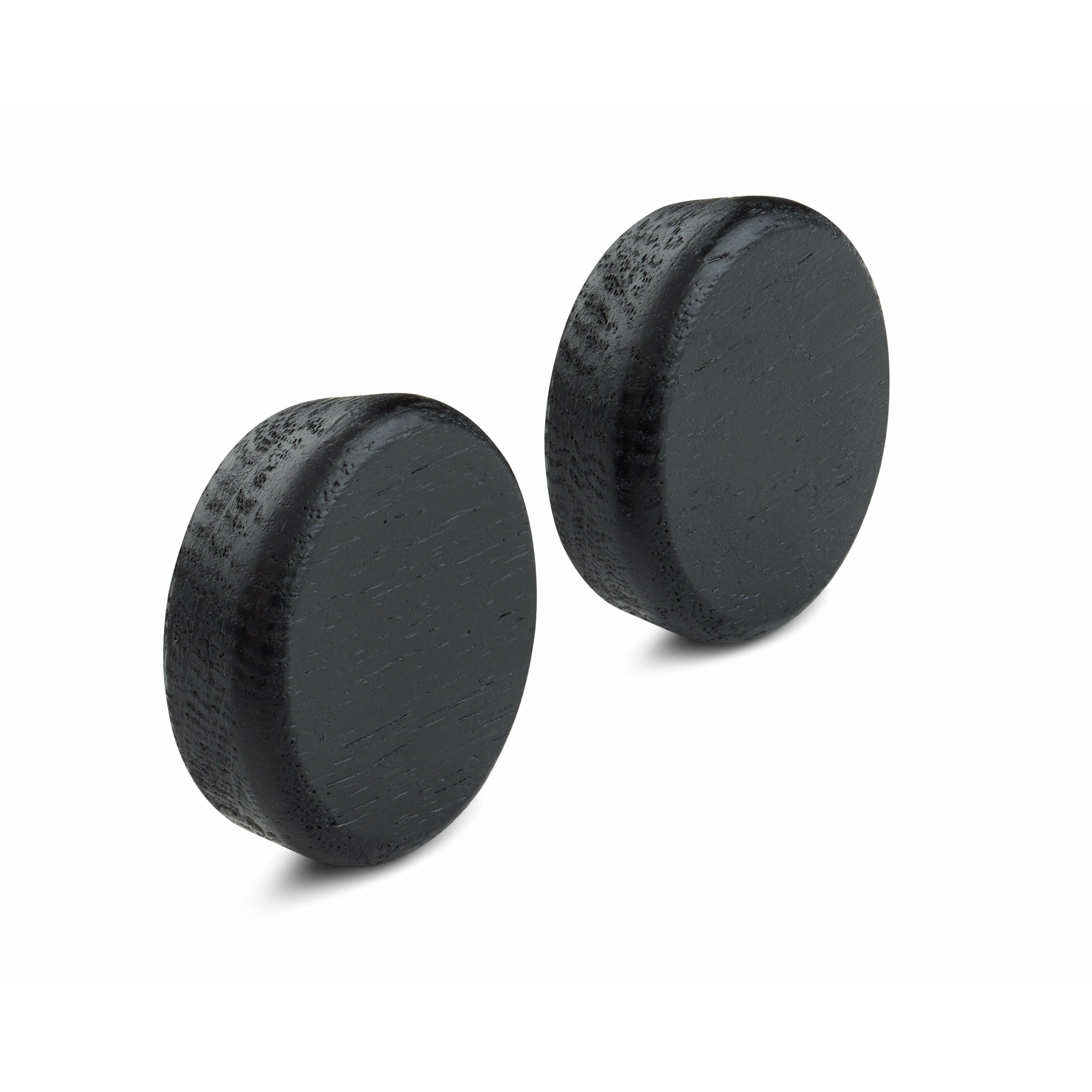 Gejst flex magnet -knapp svart, 4cm