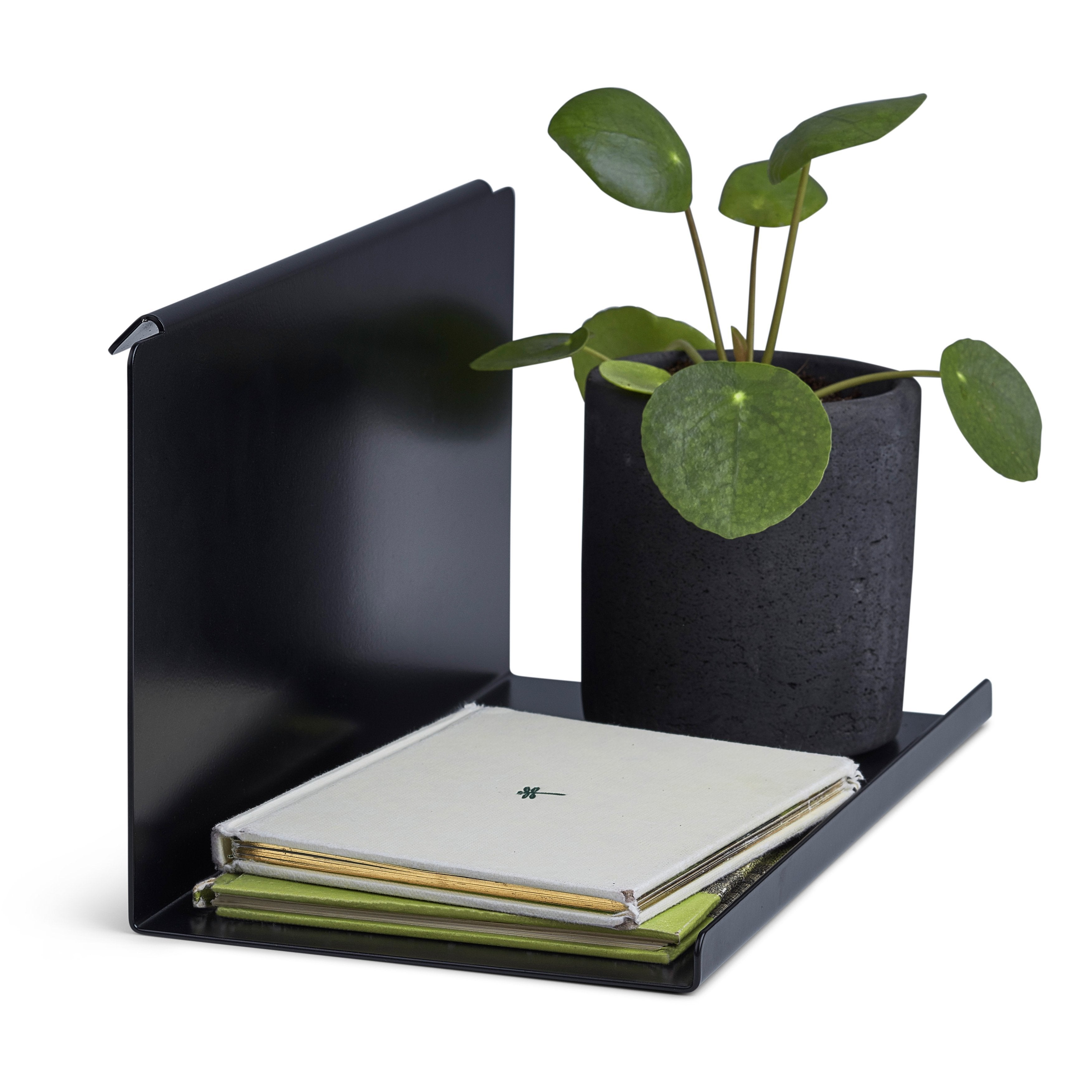 Gejst Flexhylla sidobord svart, 13 cm