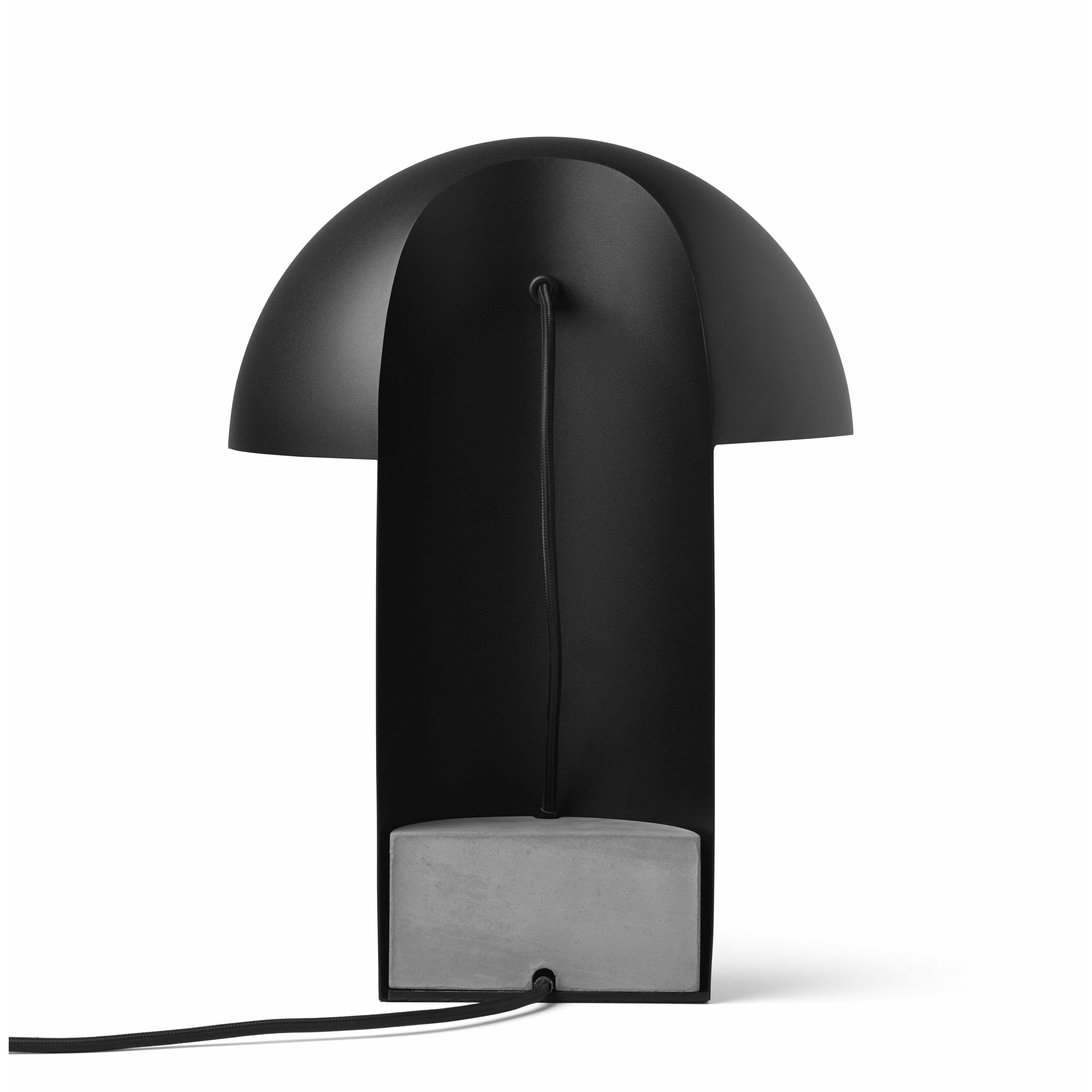 Gejst leery bordlampe svart, 40 cm
