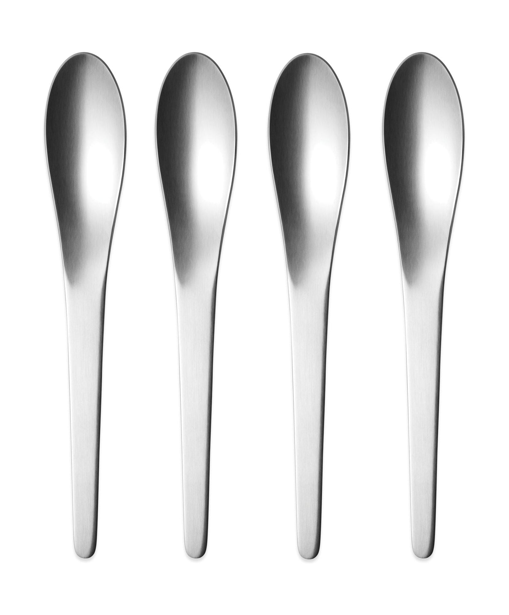 Georg Jensen Arne Jacobsen Dessert Spoon, sett med 4