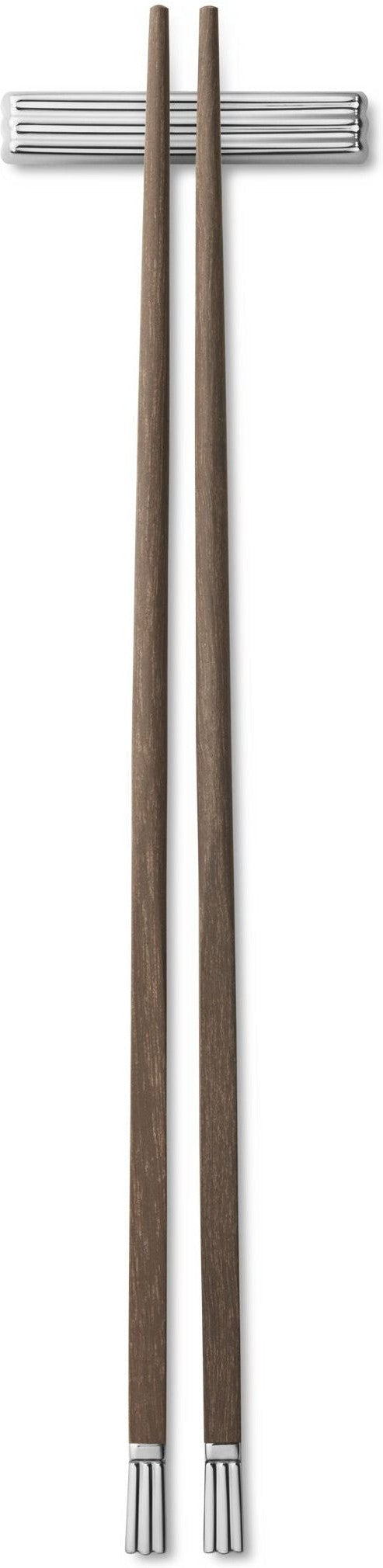 Georg Jensen Bernadotte Chopsticks Manilkara Wood, 2 pc's.