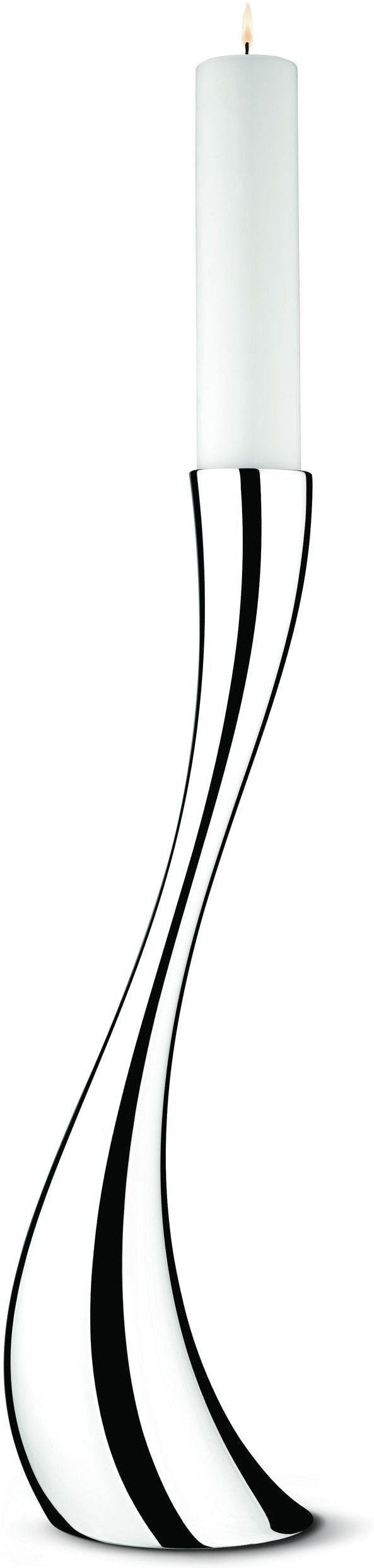 Georg Jensen Cobra golvljushållare svart/vitt, 60 cm
