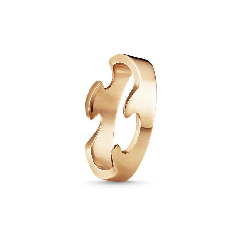GEORG JENSEN Fusion Ring Endstück 18 kt. Oro rosa