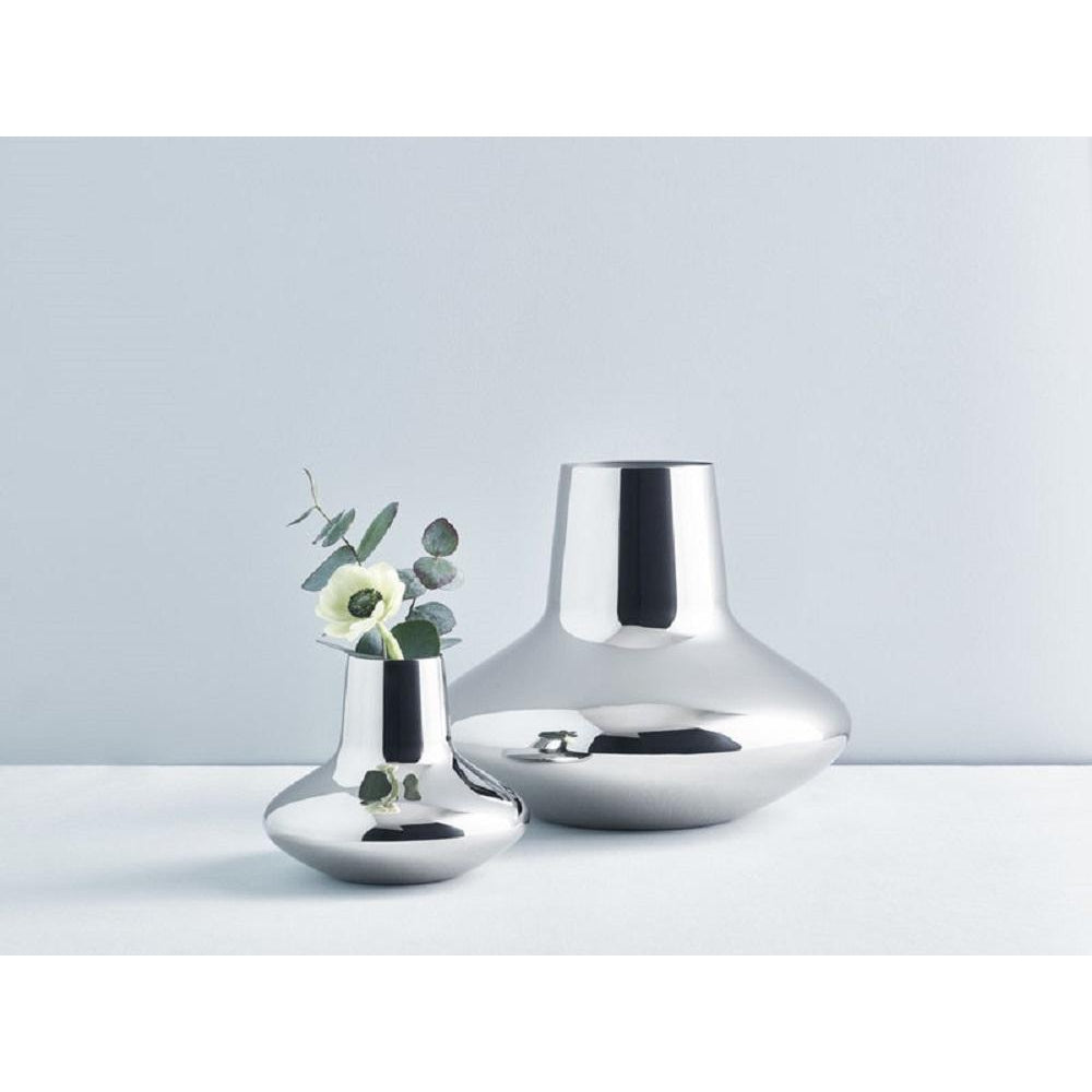 Georg Jensen Hk Vase Silver, 15 Cm