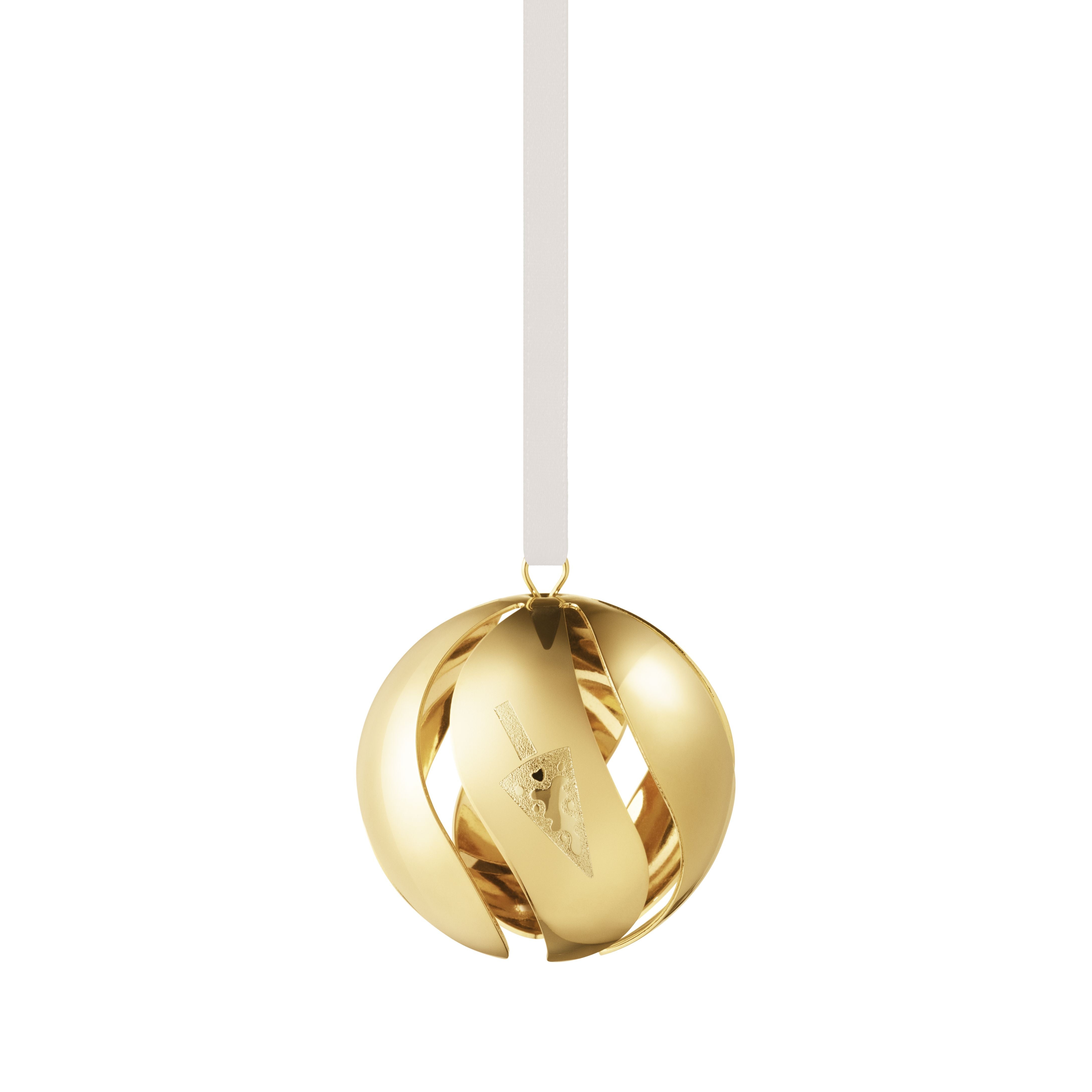 Georg Jensen Christmas Bauble, Gold Compated