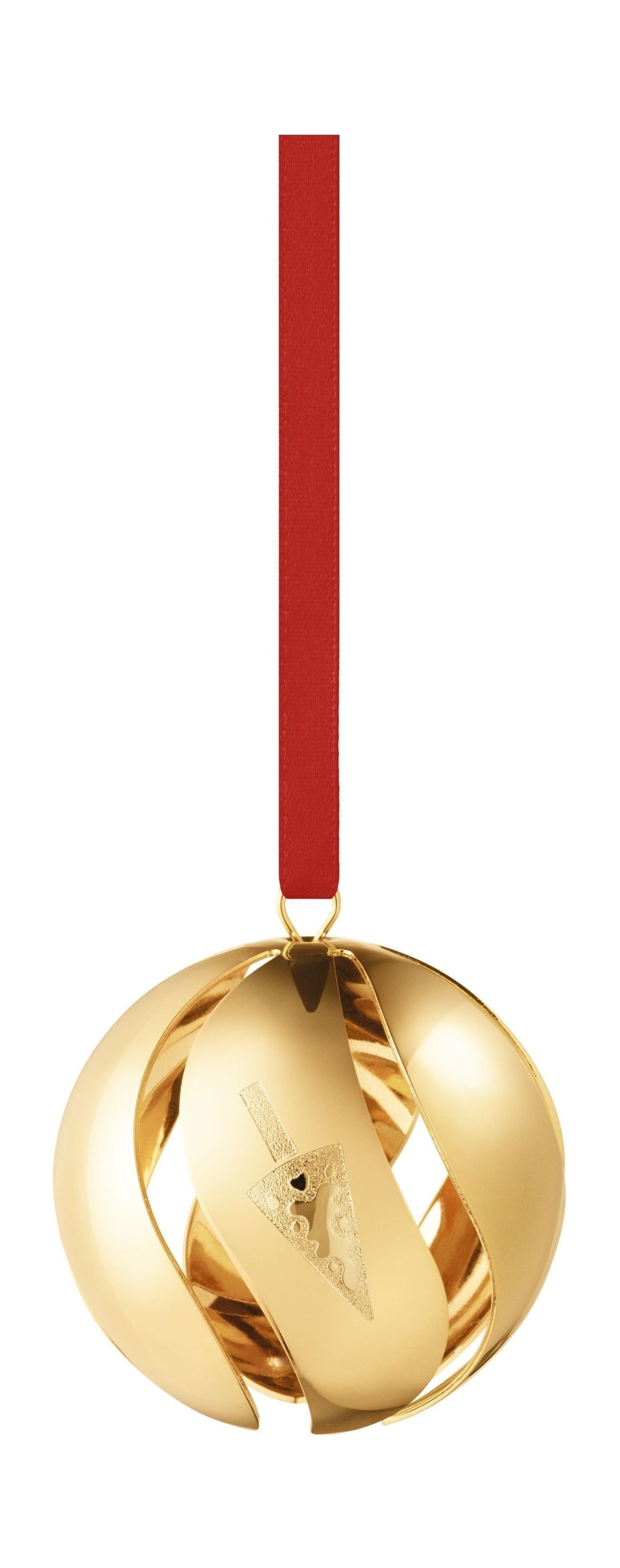 Georg Jensen Christmas Bauble, Gold Compated
