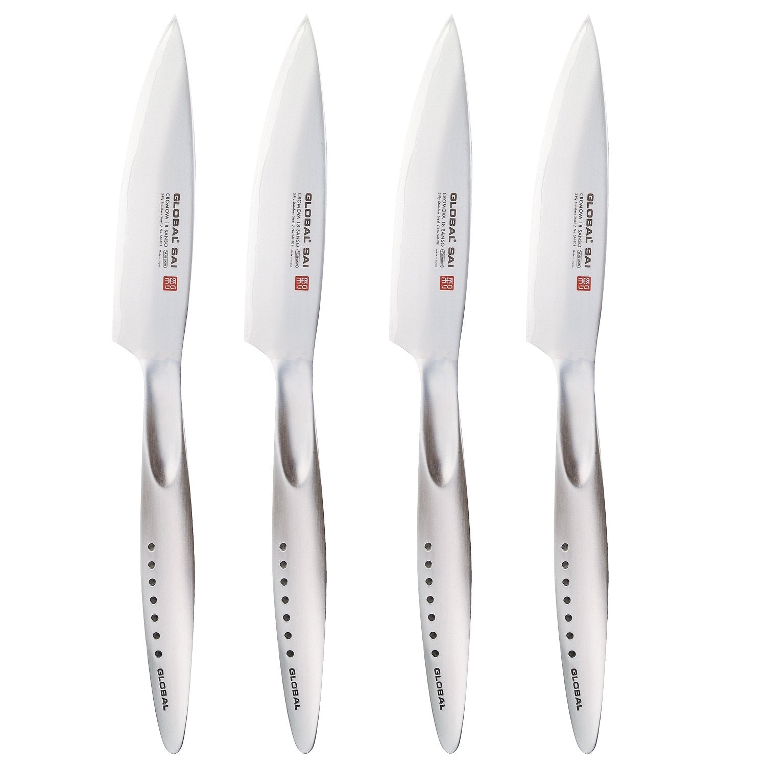 Set di coltelli da bistecca SAI T01/4 globali, 11,5 cm, 4 pezzi.