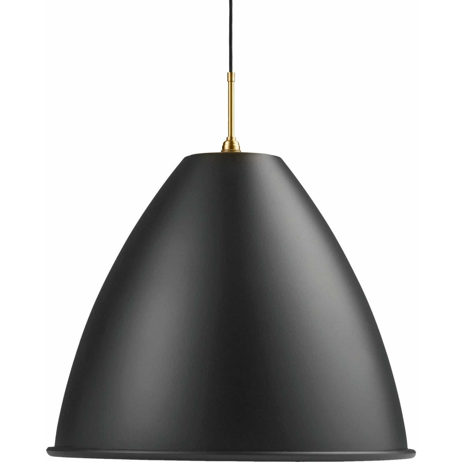 GUBI BL9 Suspension lampe en laiton Soft Black Semi Matt, Ø60 cm