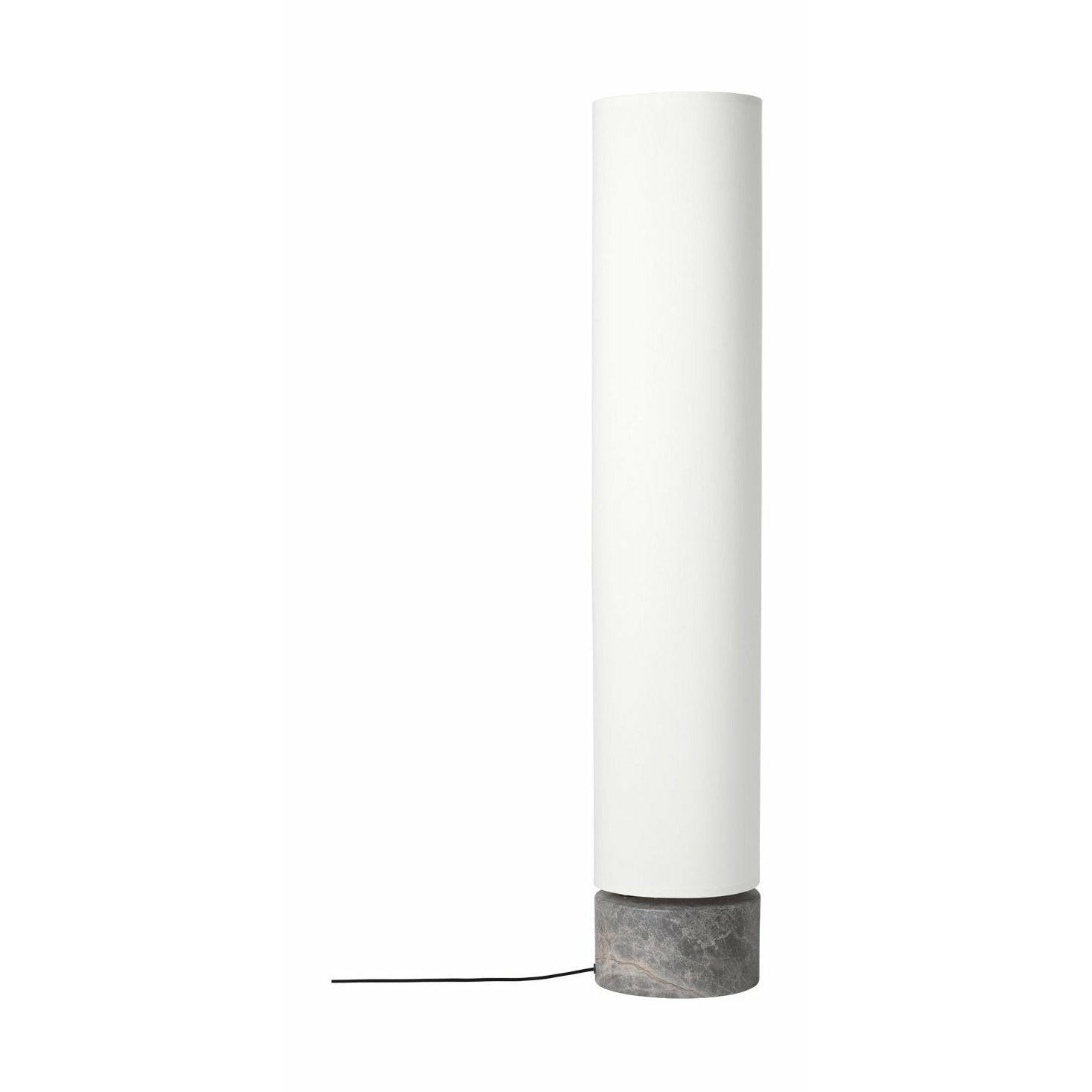 Gubi Sitoutumaton lattiavalaisin H 120 cm, valkoinen