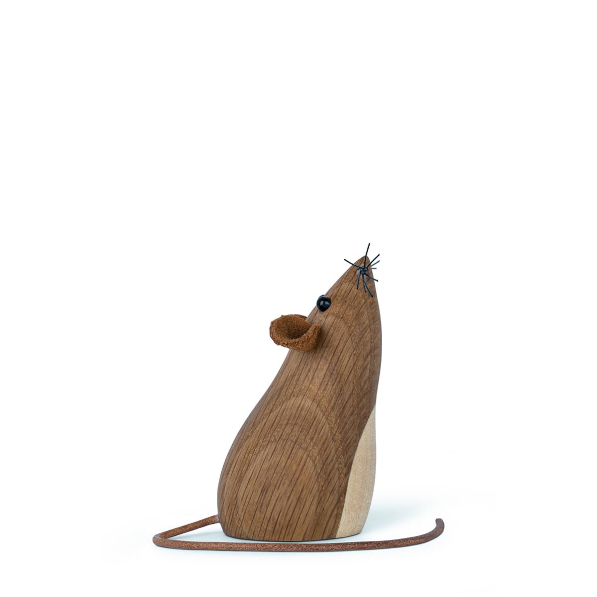 Gunnar Flørning Mouse Wooden Figure, 7 Cm
