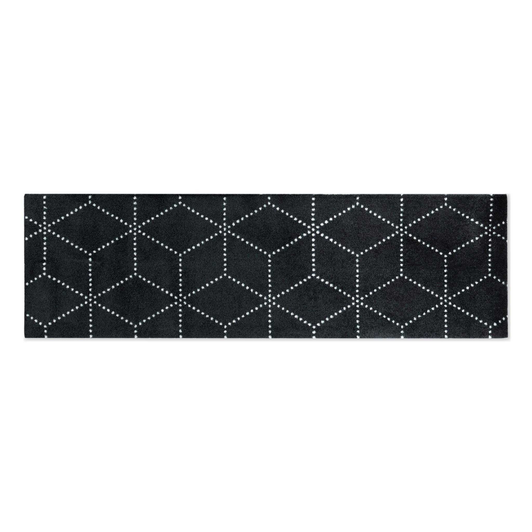 Heymat Doormat Hagl Black, 45x150 cm