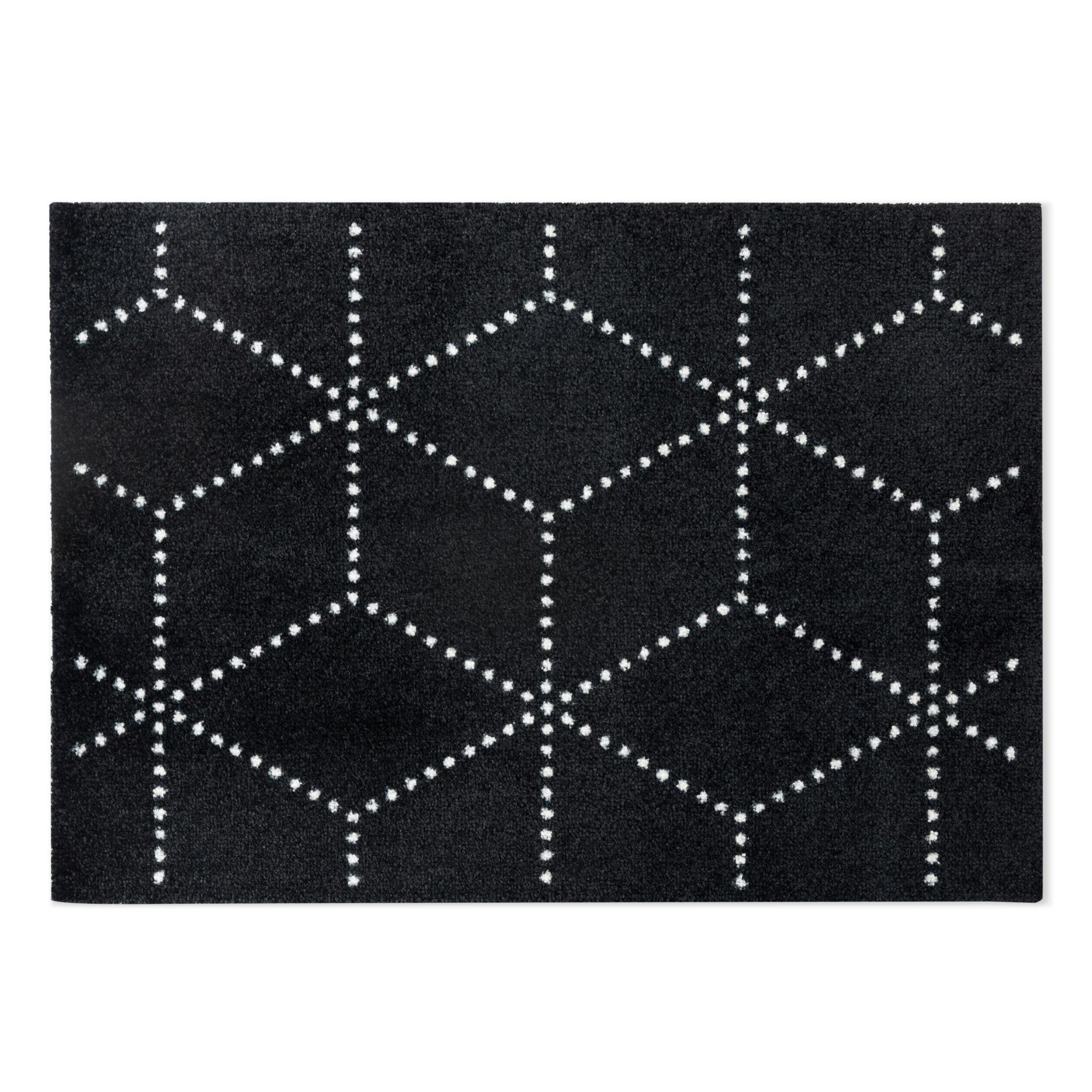 Heymat Doormat Hagl Black，85x115cm