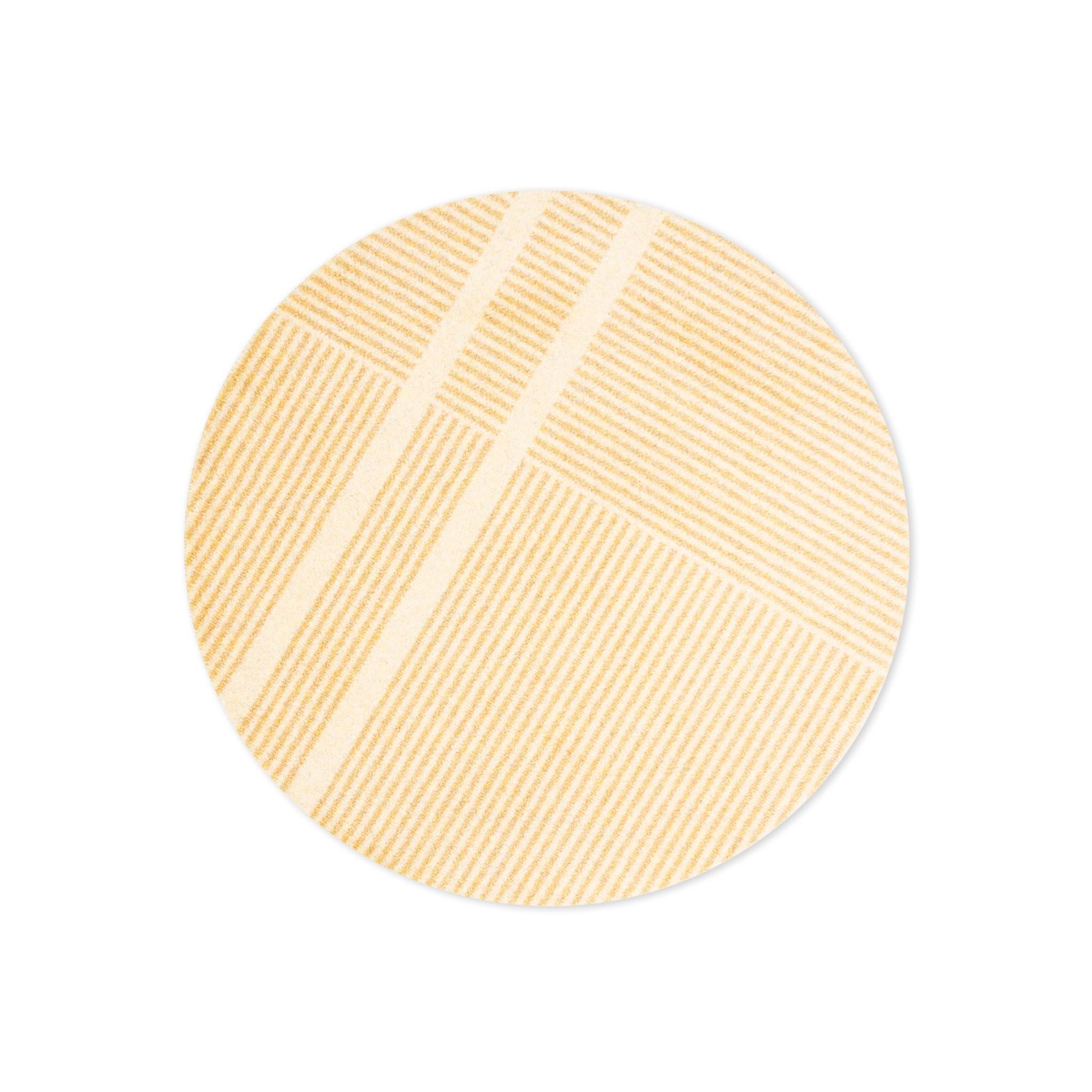 Heymat Doormat løype solrig gul, 100x100cm