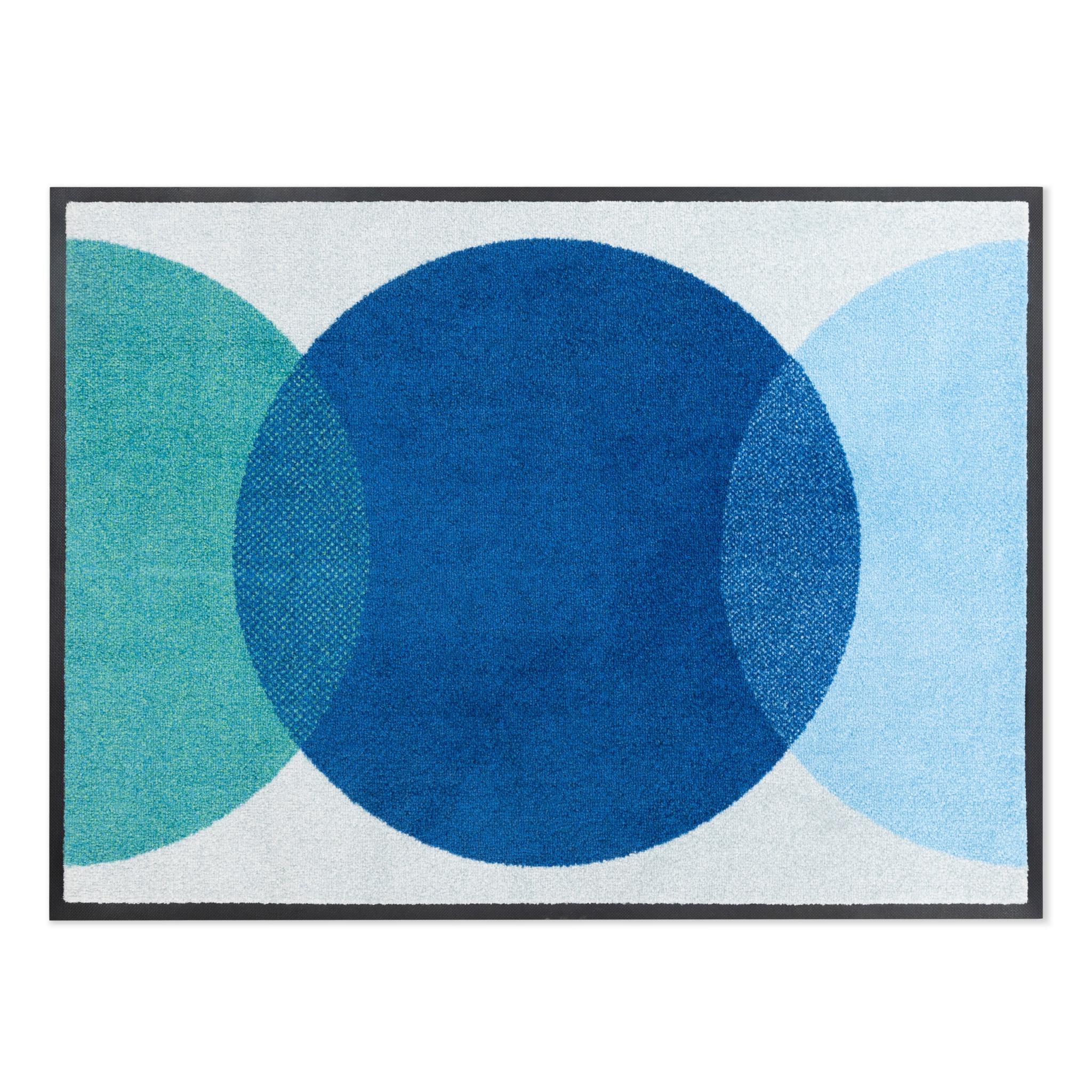 Heymat Doormat Spot Blue，85x115cm