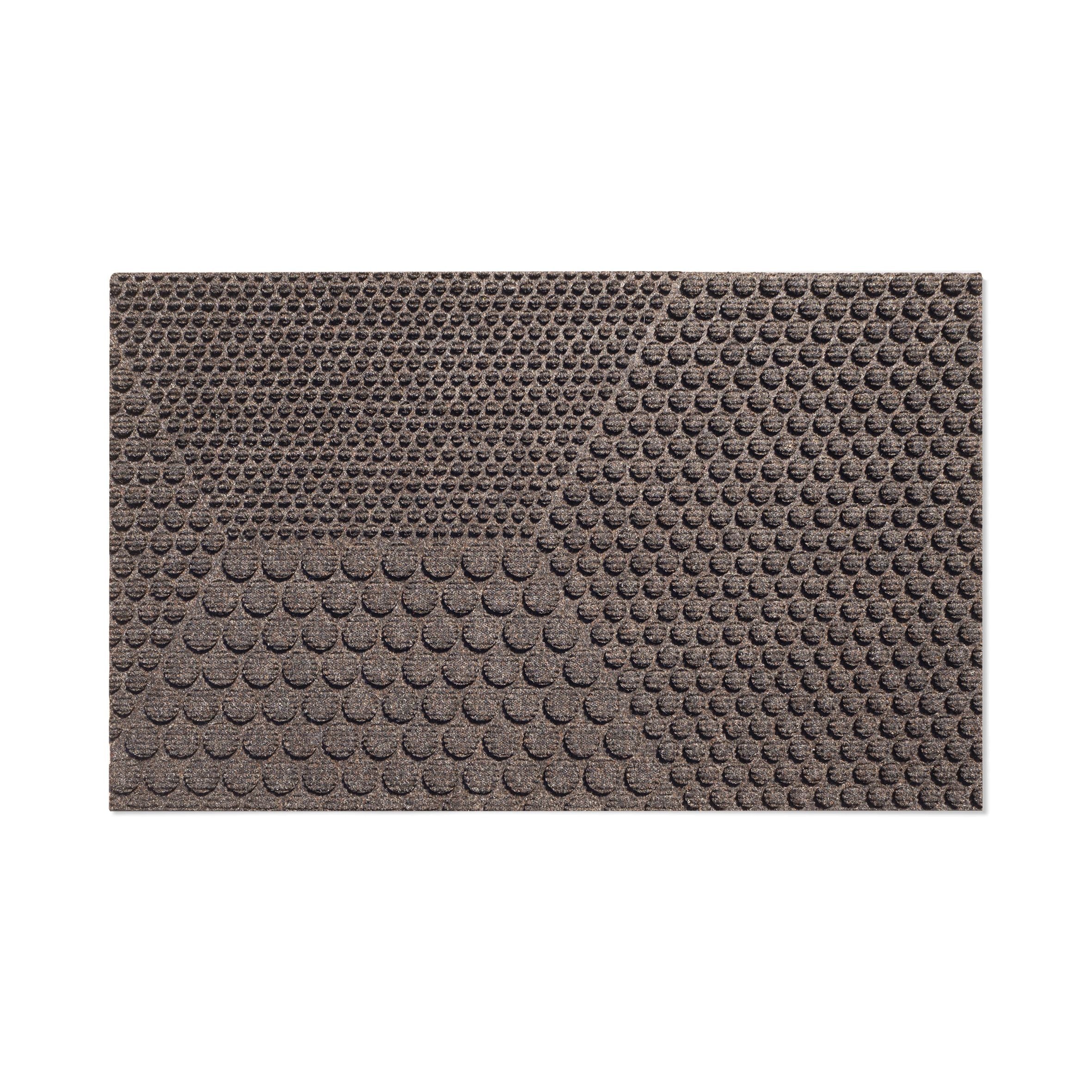 Heymat Hex Soil Doormat Dark Brown, 55x90cm