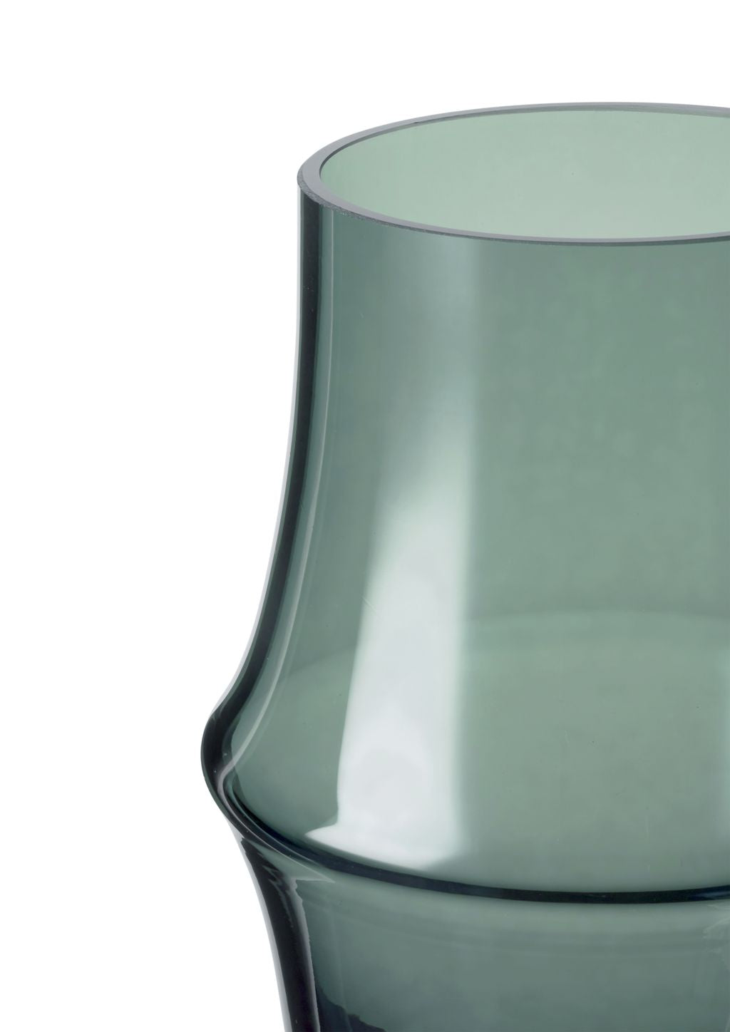 Holmegaard Arc Vase H21 Cm, Dark Green