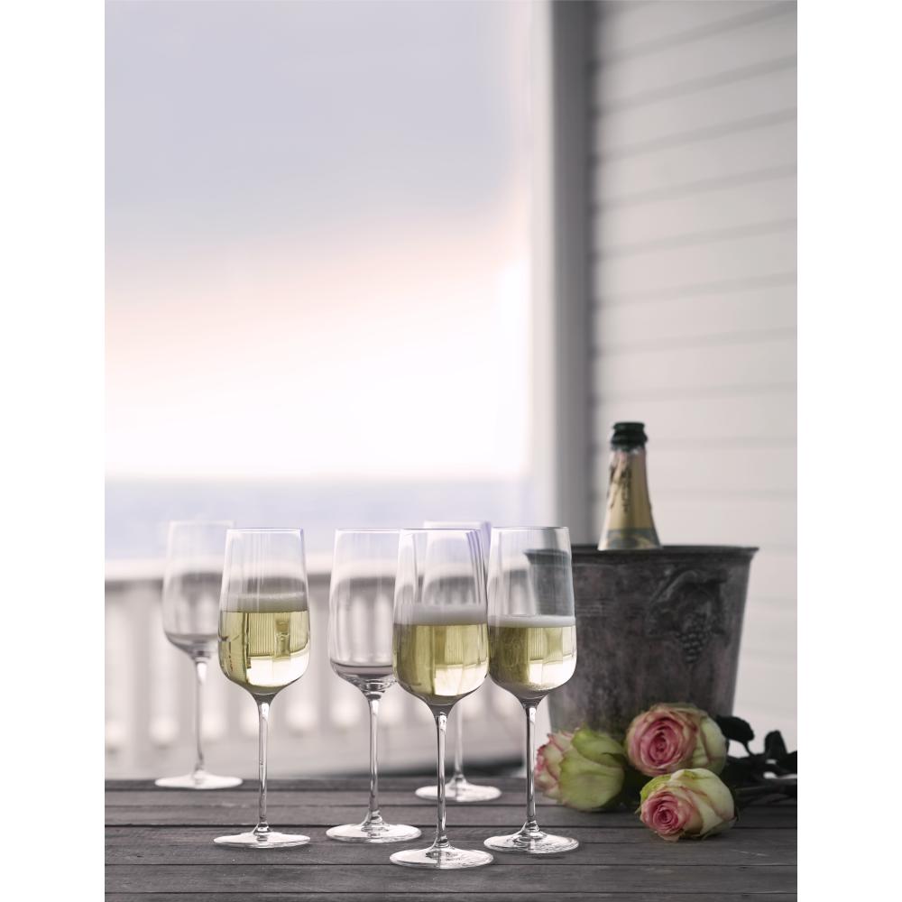 Holmegaard Bouquet Champagne Glass, 6 pezzi.