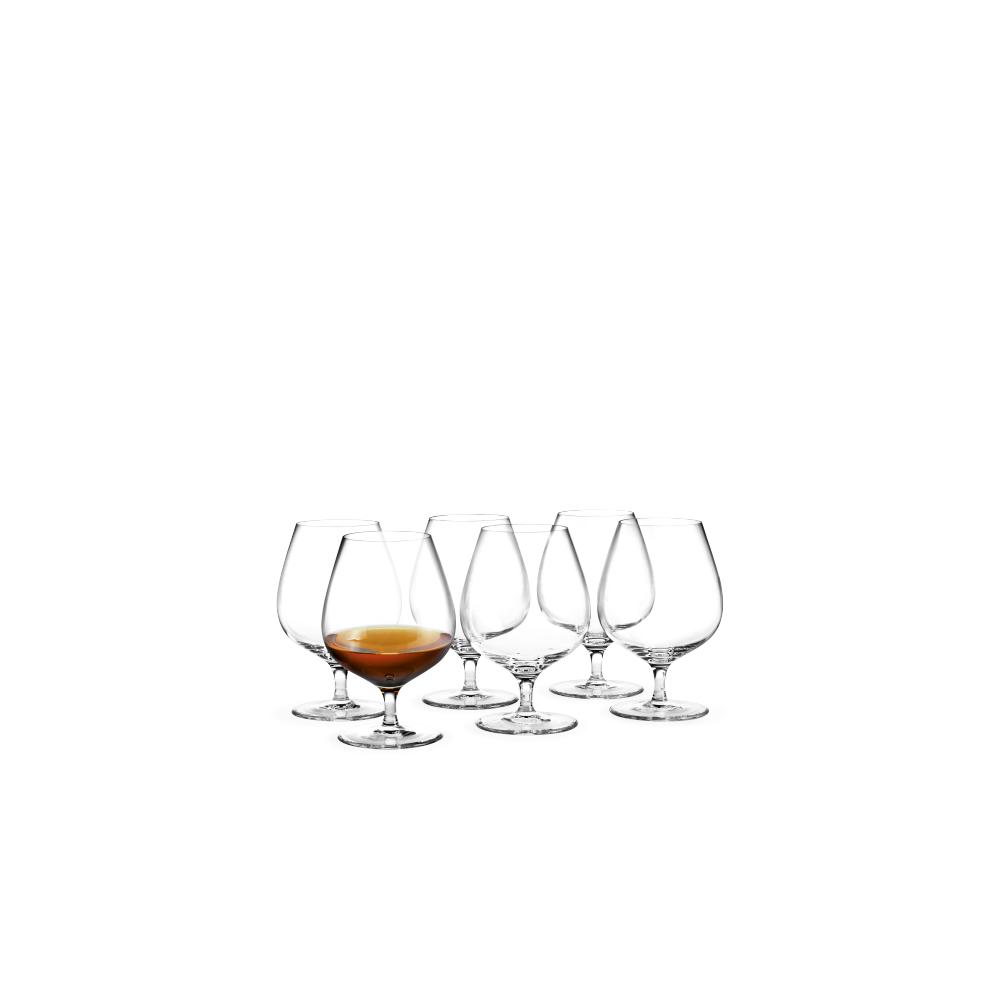 Holmegaard Cabernet Cognac Glass, 6 pc's.