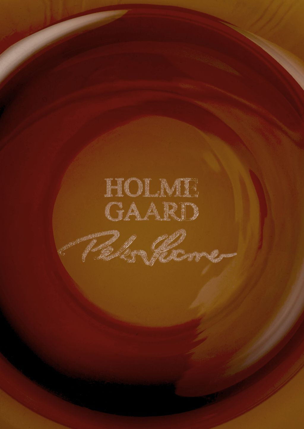 Holmegaard Calabas Duo Vase H21 Cm, Burgundy/Amber