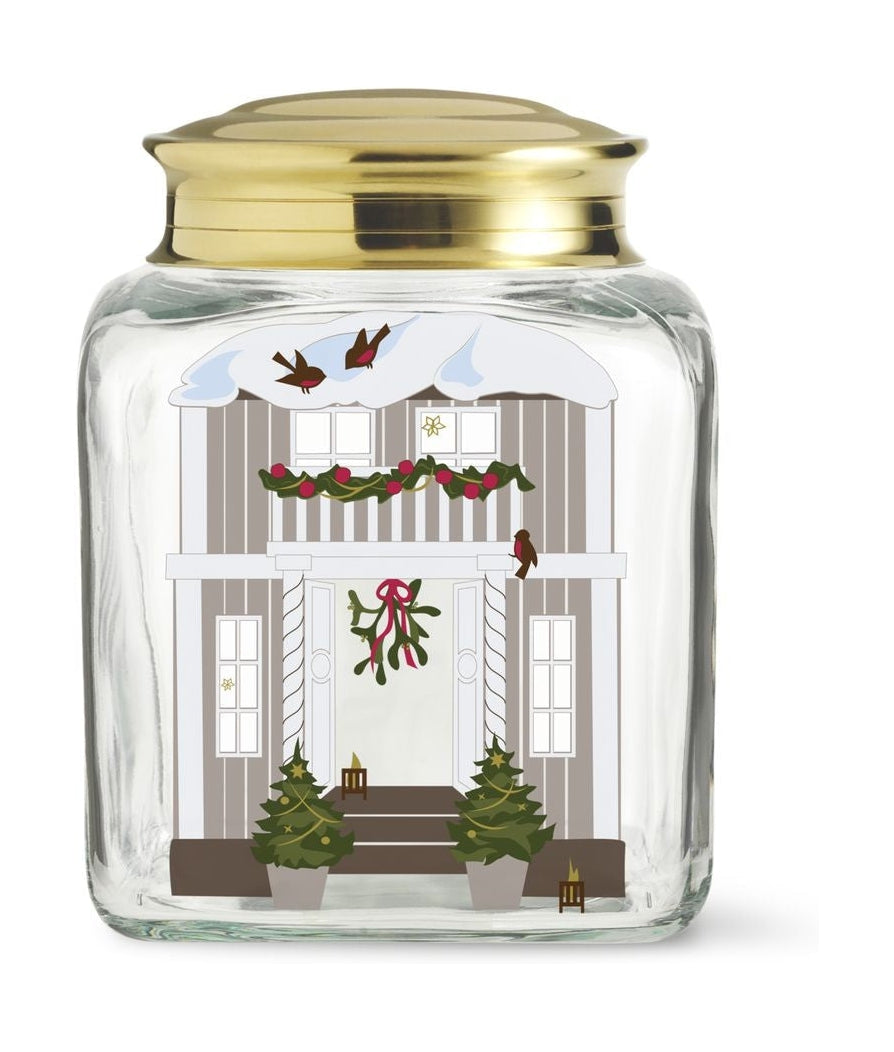 Holmegaard Christmas Christmas Christmas Biscuit Jar, H16 cm