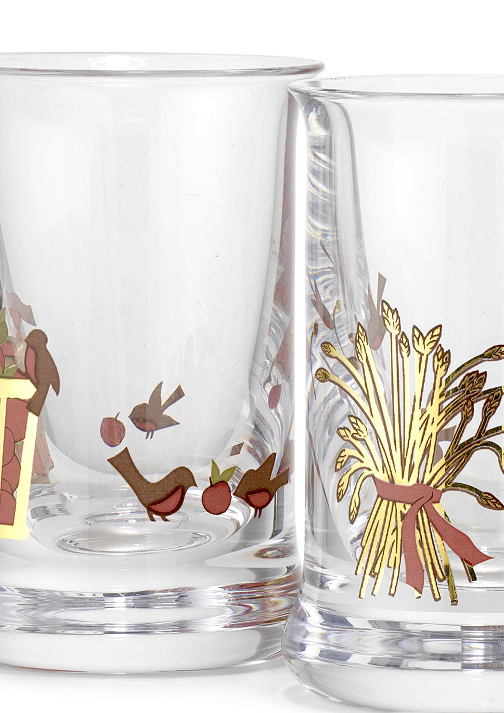 Holmegaard Christmas Shot Glass 3 Cl, 2 Pcs.