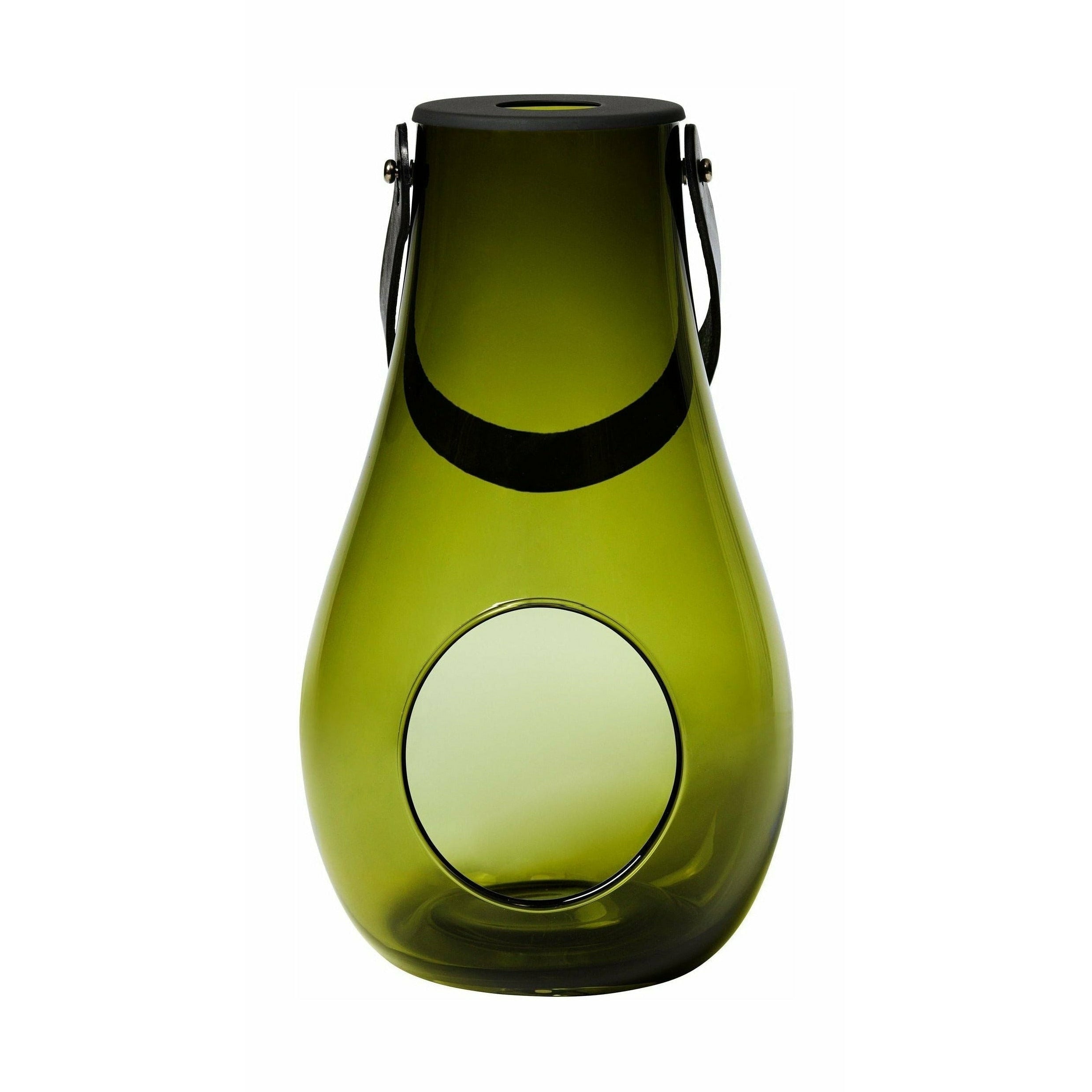Holmegaard Dwl lanterne 29 cm, vert olive