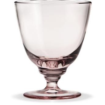 Holmegaard flytglass med stilk, rosa