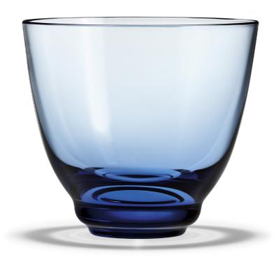 Holmegaard Flow Water Glass, Blue