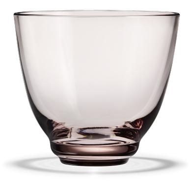 Holmegaard Flow Water Glass, rosa