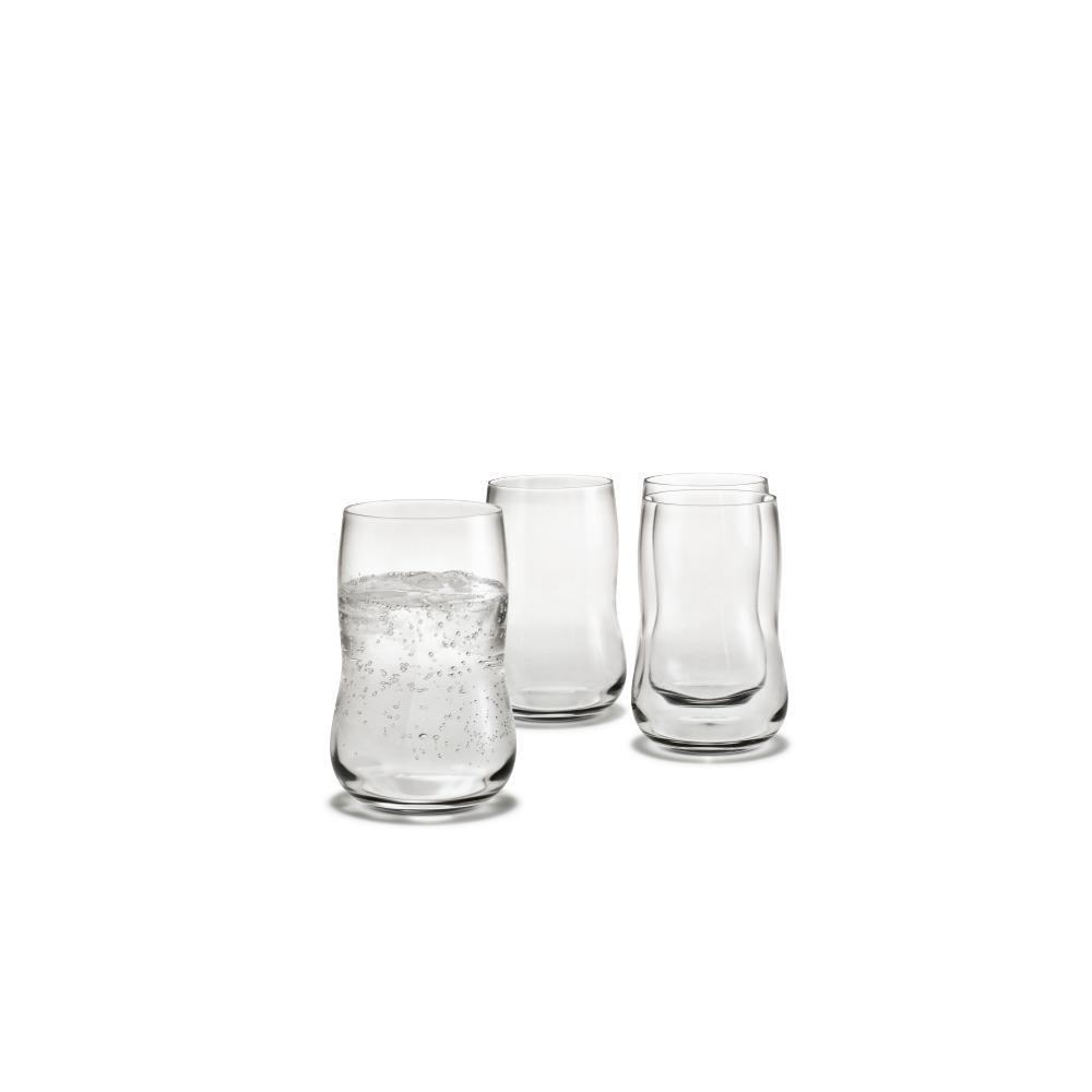 Holmegaard Future Water Glass, 4 pezzi.