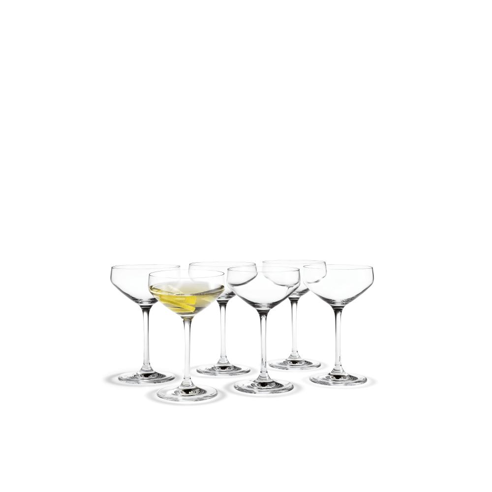 Holmegaard完美鸡尾酒玻璃，6个。