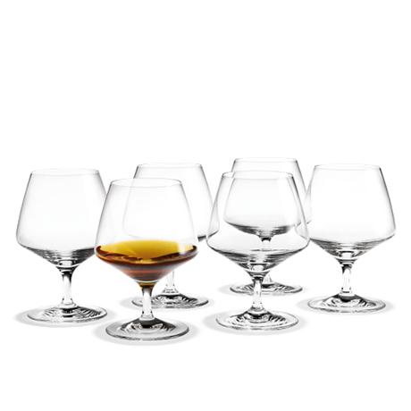 Holmegaard Perfection Cognac Glass, 6 stk.
