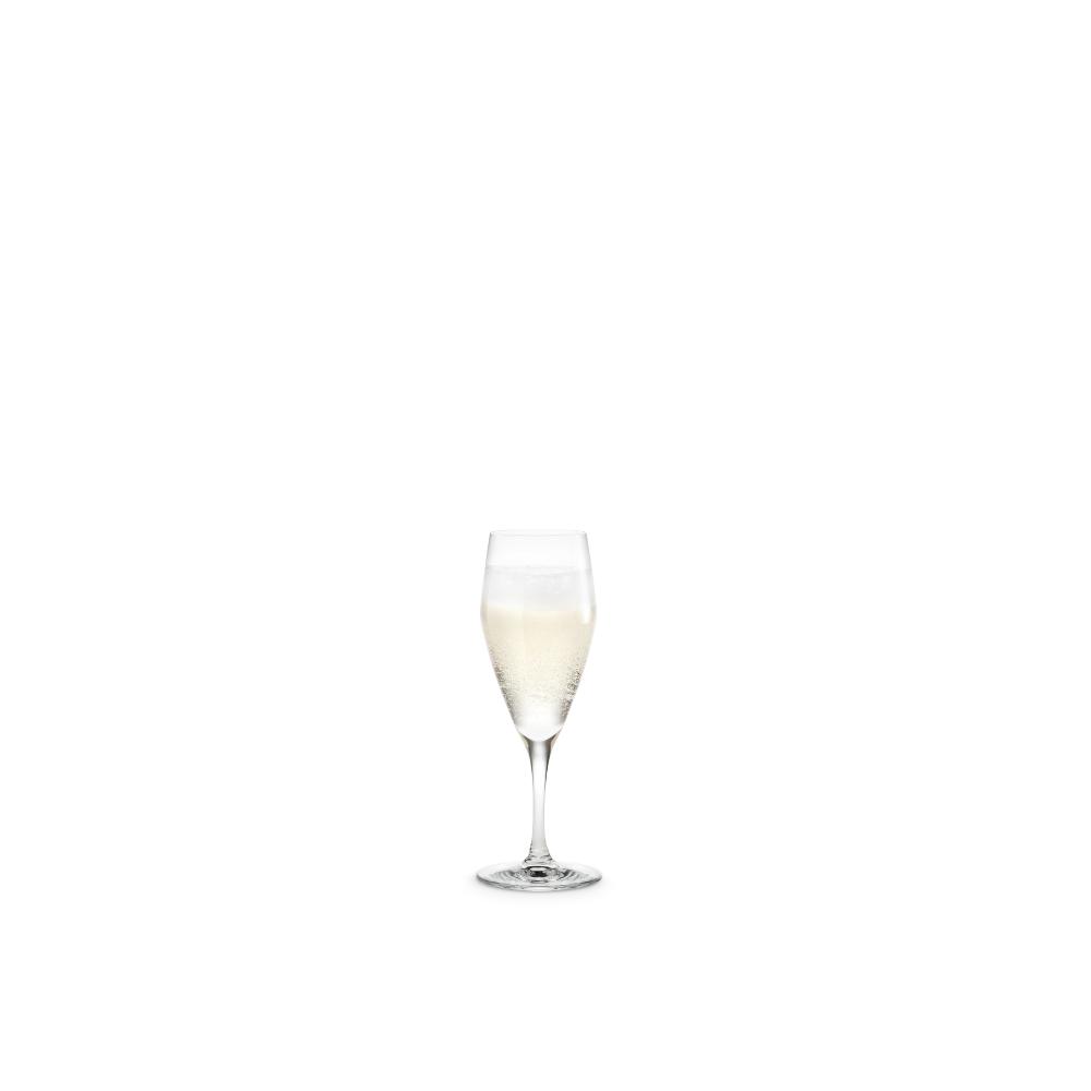 Holmegaard完美香槟玻璃，6个。