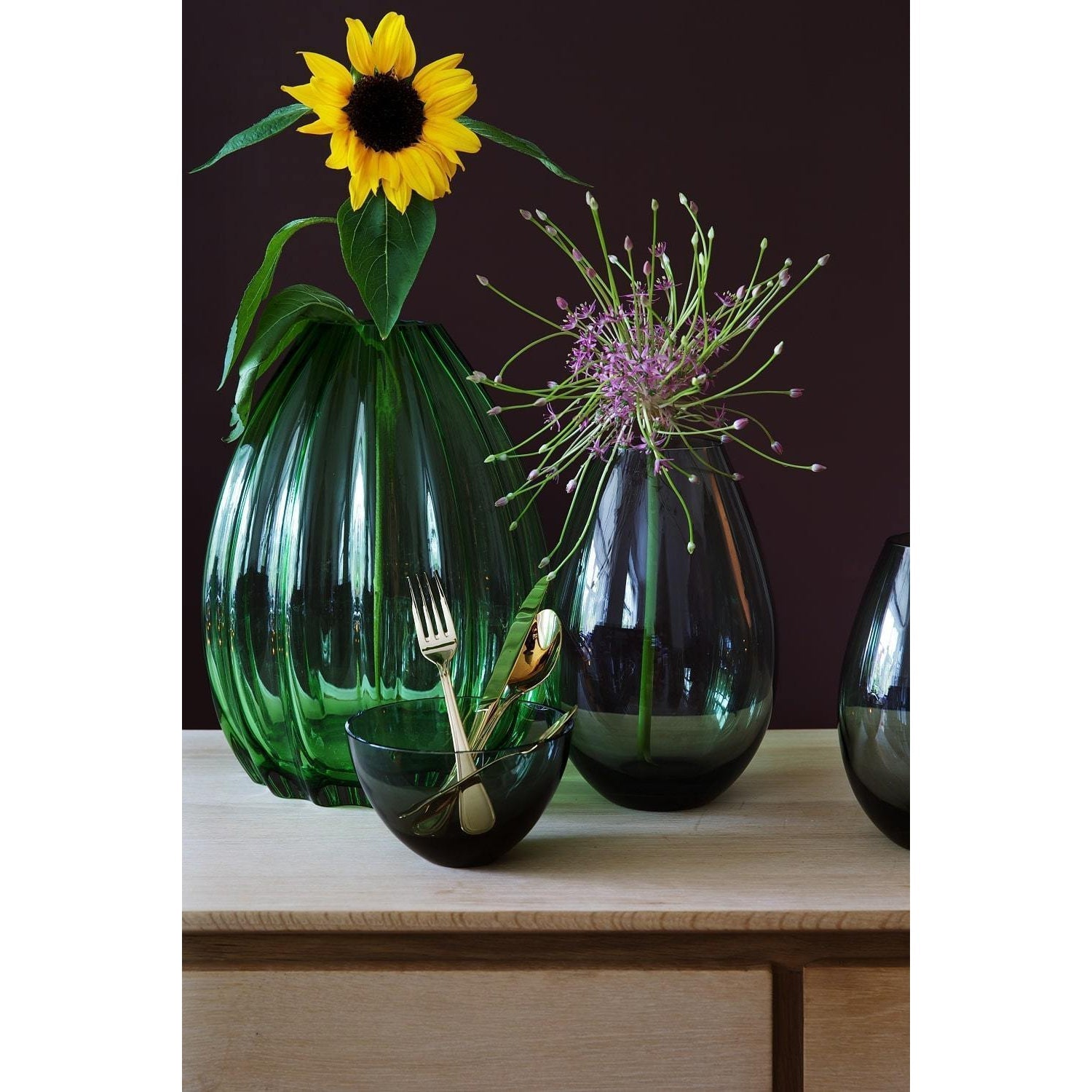 Holmegaard Primula花瓶清除，25,5cm