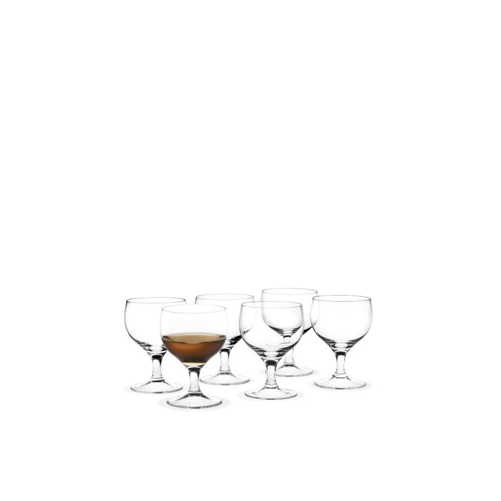 Holmegaard Royal Süßweinglas, 6 Stück.