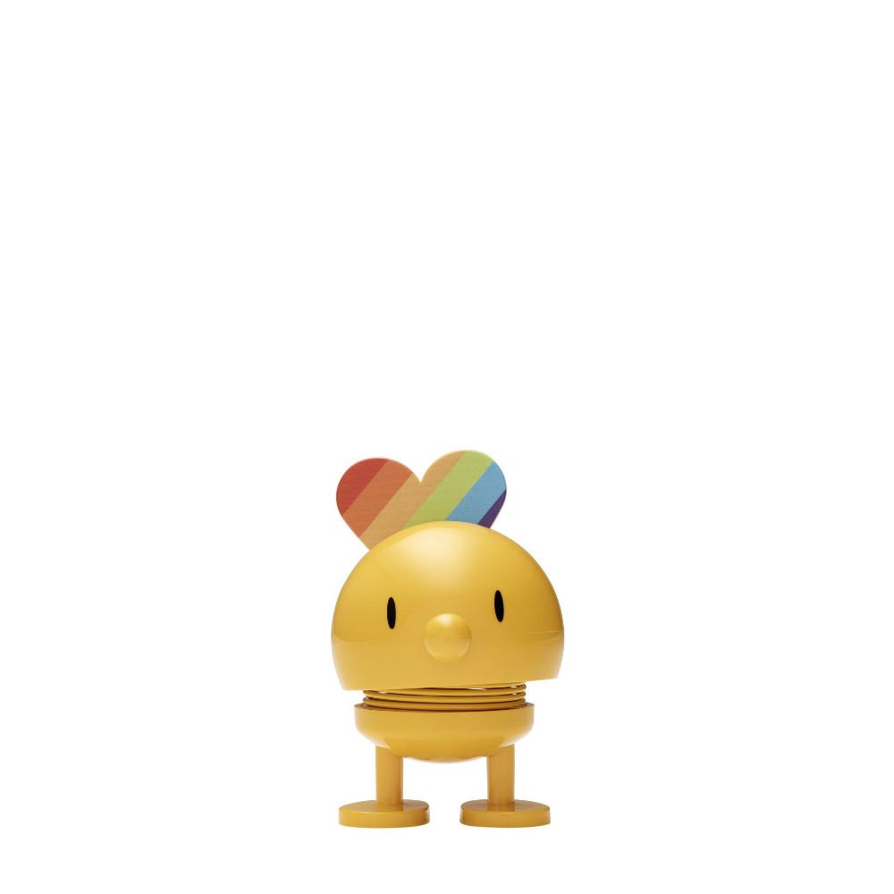 Hoptimist humler liten regnbue, gul