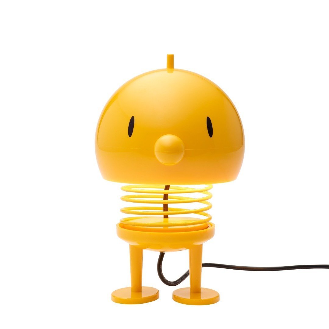 Hoptimist Lampe de table à bourdon, jaune, 13 cm