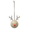 Hoptimist Christmas Bauble Reindeer Brown, 2 stk.