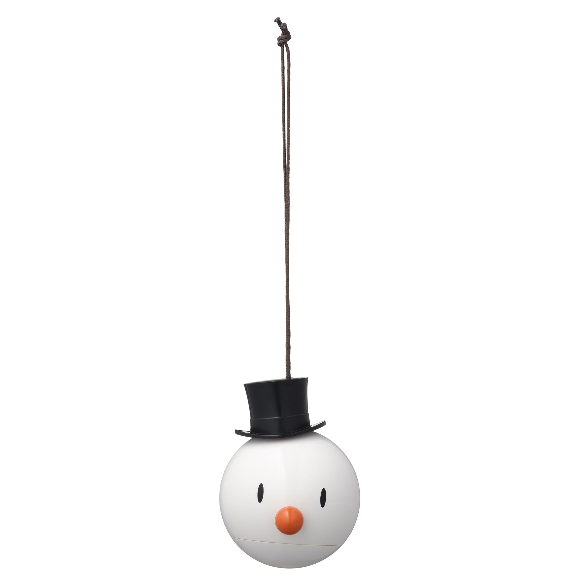 Hoptimist Christmas Ball Snowman, 2 PC.
