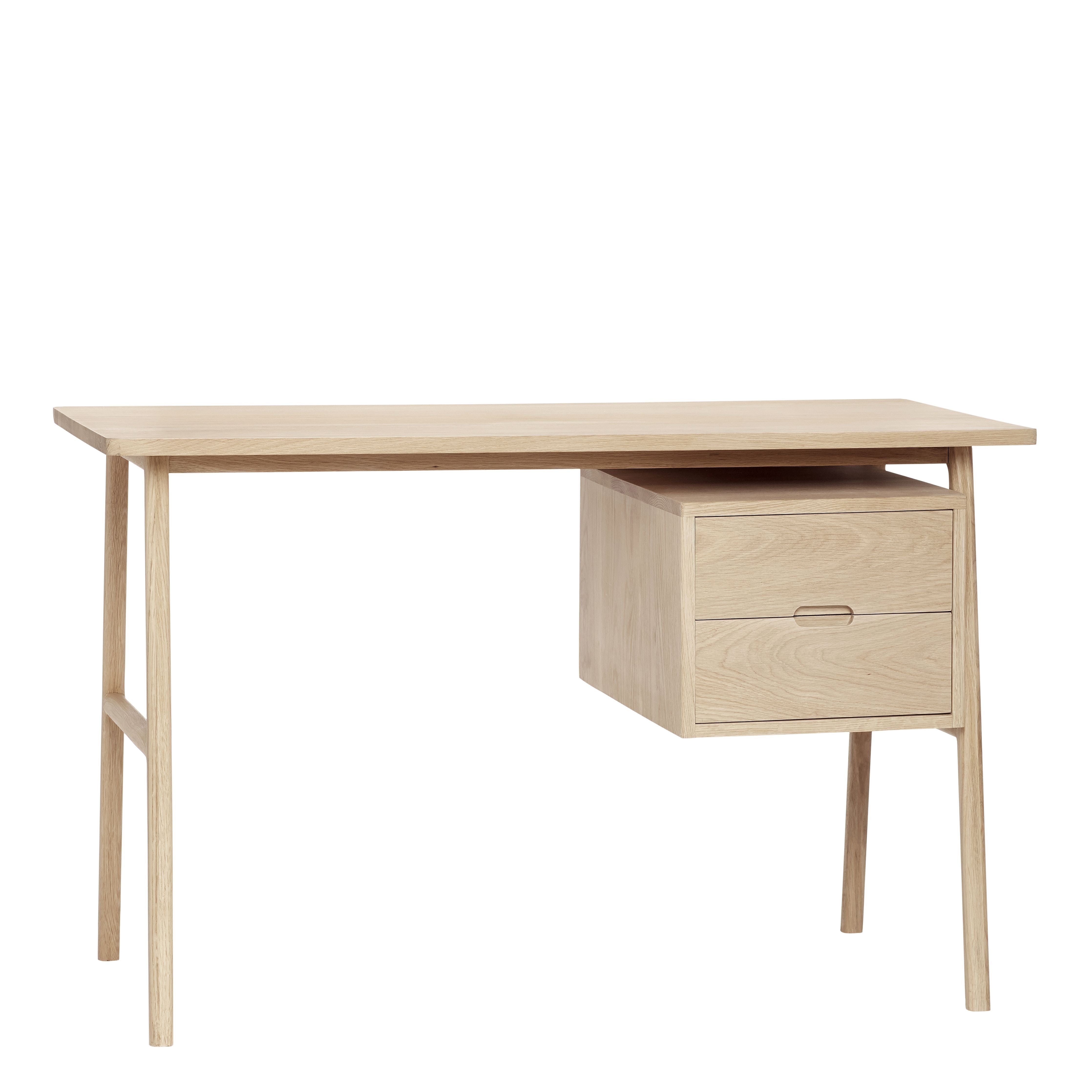 Hübsch Architect Desk M/Lades Oak FSC Natural