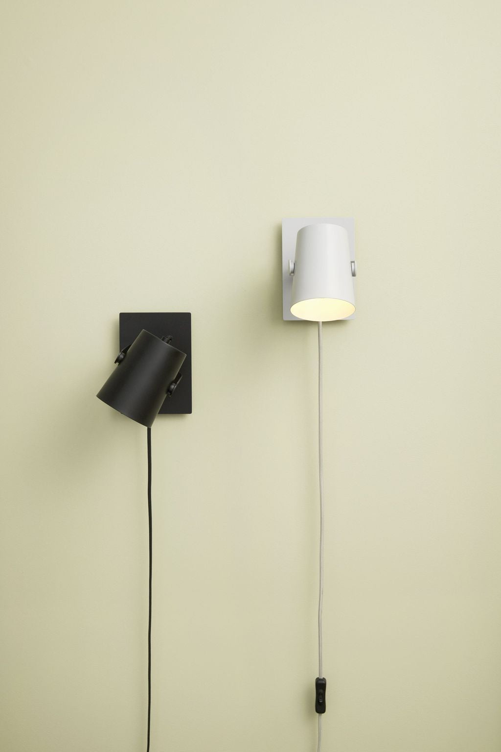 Hübsch Ardent Wall Lamp, Light Grey