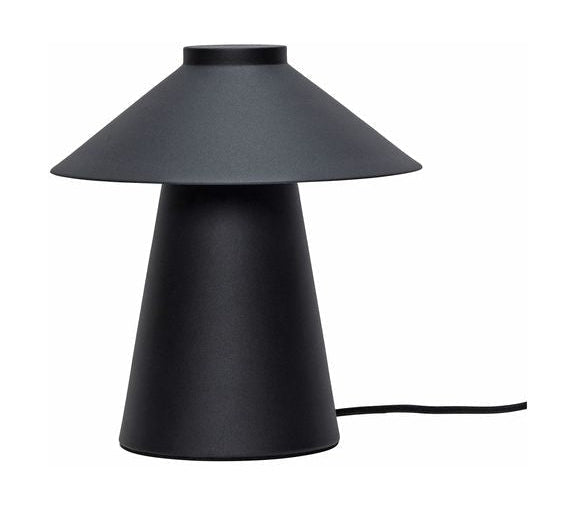 Lámpara de mesa de Chipper Hübsch, negro