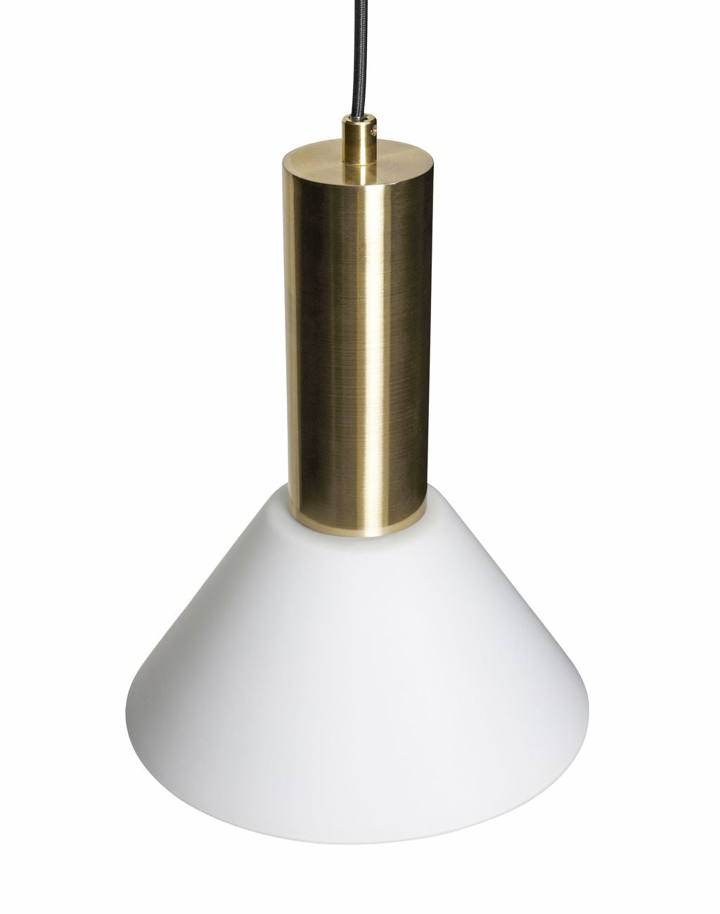 Lámpara de colgante /techo de contraste de Hübsch, latón