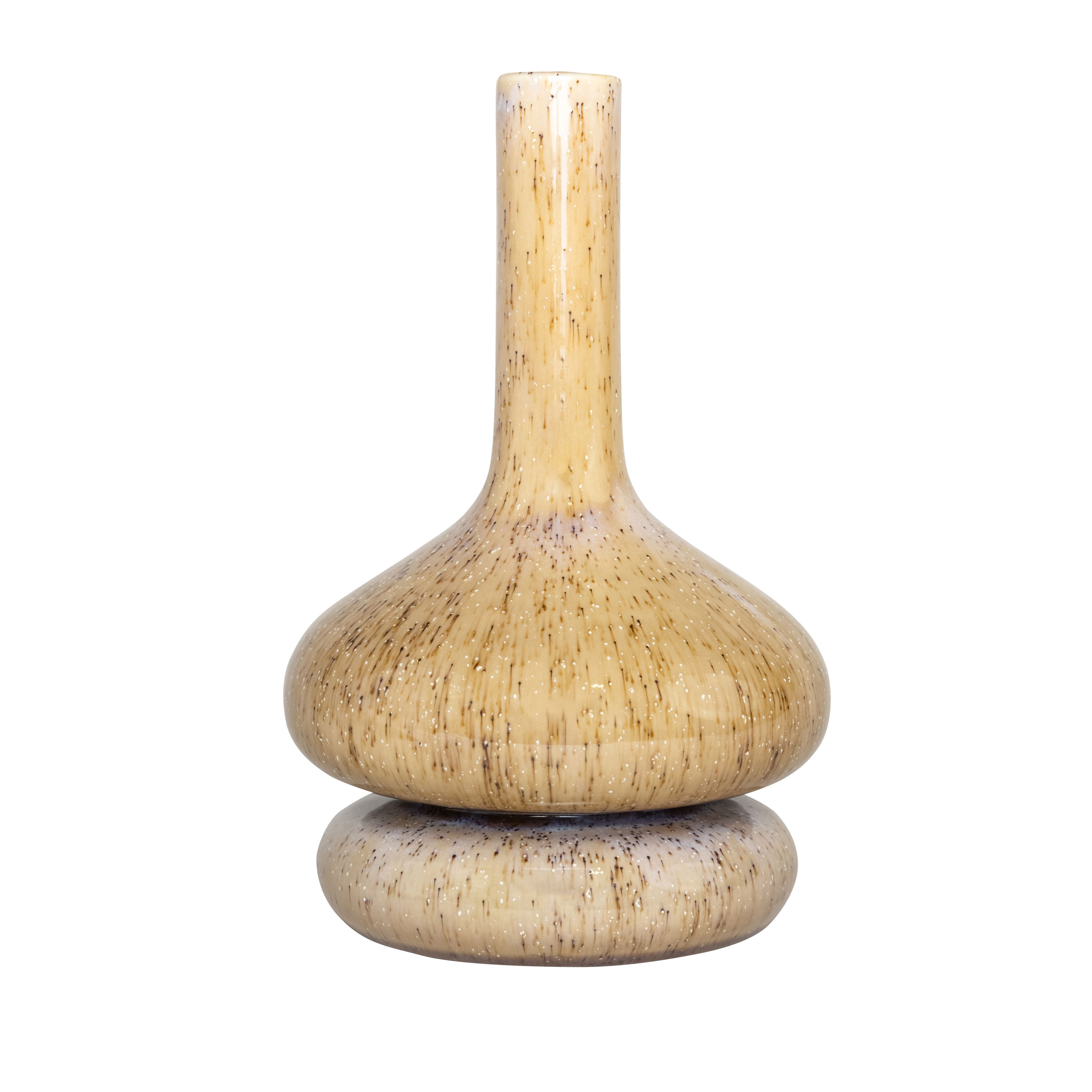 Hübsch Sable en céramique à vase courbe