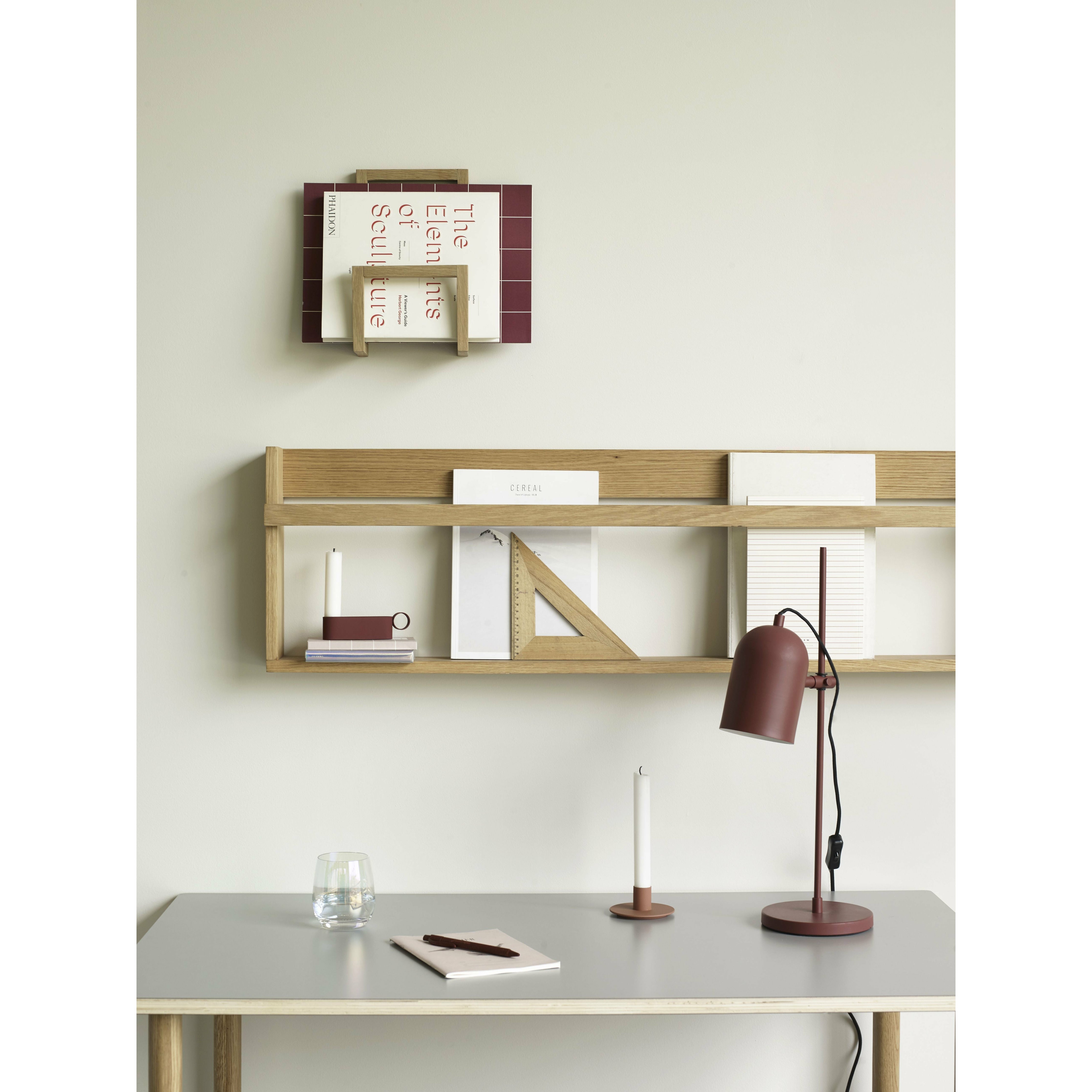 Hübsch Display Wall Shelf Oak Fsc Natural, 110x32 Cm