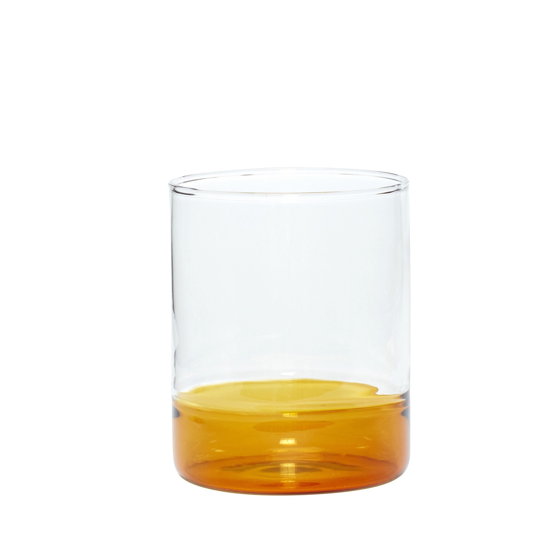 Hübsch Kiosk-Trinkglas Glas Klar/Bernstein