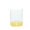 Hübsch Kiosk-Trinkglas Glas Klar/Gelb
